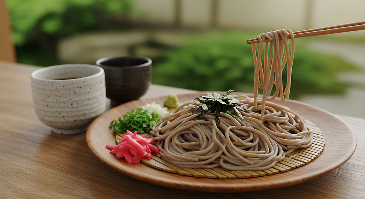 JPG 나무 편집이미지 전통 여유 음식 자연 정원 일본 식사 해초 차 저녁 편안함 국수 생강 자루소바 편집실사 AI포토 AI콘텐츠 식물 감정 아시아 음료 채소 면류 감각 해조류 야간 메밀국수 CG 생태계 파일형식