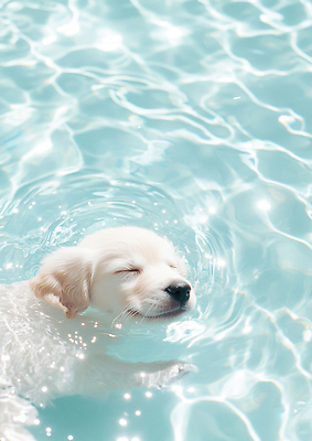 JPG 편집이미지 행복 감정 수영장 물 여름 반려동물 햇빛 평화 귀여움 수영 강아지 즐거움 청명 편집실사 AI포토 AI콘텐츠 자연요소 동물 계절 컨셉 태양 수상스포츠 개 CG 파일형식