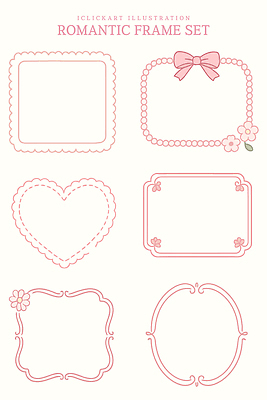 디자인 꽃 분홍색 백그라운드 일러스트 결혼식 수채화 프레임 장식 세트 귀여움 로맨틱 하트 오브젝트 그림 초대장 스타일 국내일러스트 AI파일 모양 식물 컬러 결혼 컨셉 카드_감사 파일형식 벡터