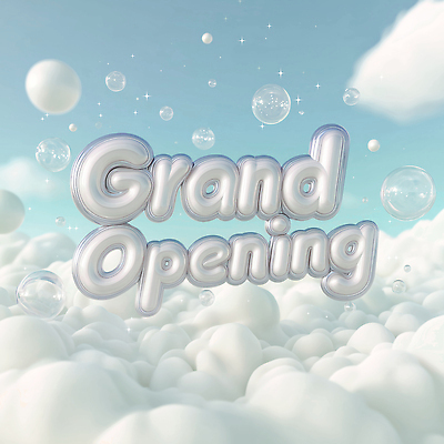 JPG 구름 편집이미지 디자인 포스터 백그라운드 하늘 이벤트 반짝임 거품 축하 알림 모던 시작 심플 뷰티풀 편집3D AI컴퓨터그래픽 AI콘텐츠 자연요소 컨셉 모션 3D 파일형식