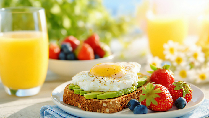 JPG 편집이미지 채소 과일 딸기 계란 식사 신선 아침식사 오렌지주스 블루베리 브런치 토스트 상큼 일요일 아보카도 건강식 편집실사 AI포토 AI콘텐츠 음식 빵 알 과일주스 CG 요일 파일형식