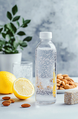 JPG 식물 편집이미지 음료 다이어트 자연 탁자 디저트 잔 건강 인테리어 과자 레몬 아몬드 청량음료 탄산수 편집실사 AI포토 AI콘텐츠 식기 디자인 음식 가구 과일 물 견과류 CG 생태계 파일형식