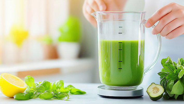 JPG 편집이미지 채소 과일 재료 오이 건강 요리 파란색 주방 신선 레몬 믹서 준비 향 레시피 스무디 의료성형뷰티 편집실사 AI인물포토 AI콘텐츠 음료 컬러 CG 파일형식 AI포토