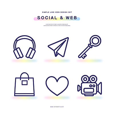 아이콘 비즈니스 커뮤니케이션 열쇠 비행기 사랑 그래픽 쇼핑백 카메라 헤드폰 라인아트 모던 소셜미디어 웹디자인 2D아이콘 AI파일 감정 선 음향기기 가방 항공교통 대중교통 전자제품 파일형식 벡터