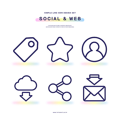 아이콘 디자인 별 그래픽 꼬리표 이메일 플랫폼 모던 다운로드 단순화된 소셜미디어 웹디자인 사용자 셰어링 2D아이콘 AI파일 자연요소 교통시설 라벨 파일형식 벡터 공유경제