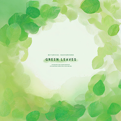 PSD 식물 디자인 예술 백그라운드 잎 일러스트 자연 생명 날씨 수채화 장식 초록색 여름 평화 환경 산책 편안함 생태계 조화 채색 국내일러스트 계절 컬러 컨셉 휴식 미술 감각 파일형식