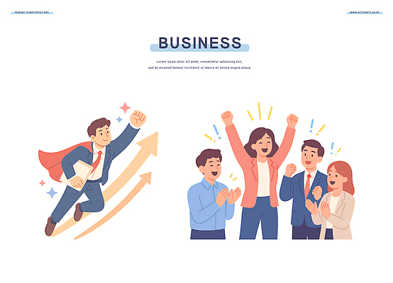 남자 감정 일러스트 비즈니스 성공 협력 기념 직장 기쁨 성장 축하 업무 발표 발전 목표 결과 동료 회의실 긍정적 리더쉽 국내일러스트 AI파일 컨셉 회사 관계 사람 작업 파일형식 벡터