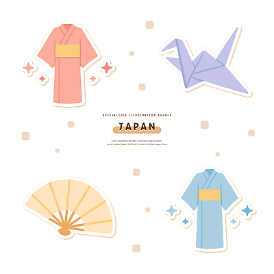 전통 디자인 문화 예술 컬러 패턴 일본문화 일러스트 일본 부채 전통의상 기모노 오브젝트 그림 종이접기 종이학 수공예 뷰티풀 색채 국내일러스트 AI파일 동양문화 아시아 종이 외국문화 무늬 일본전통의상 공예 접기 파일형식 벡터