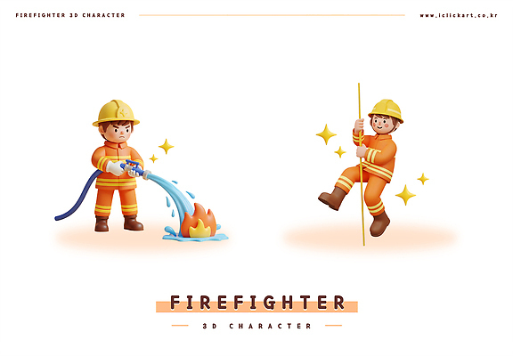 PSD 편집이미지 캐릭터 옷 불 안전 물 3D 작업 자신감 구출 소방관 소방 연습 화재 애니메이션 소방차 편집3D 자연요소 감정 자동차 도움 구조원 사건 디지털합성 파일형식