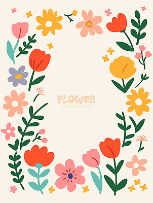 식물 디자인 꽃 예술 컬러 꽃다발 백그라운드 일러스트 자연 그래픽 장식 봄 화사함 조화 뷰티풀 생동감 창의성 국내일러스트 AI파일 계절 컨셉 생태계 파일형식 벡터