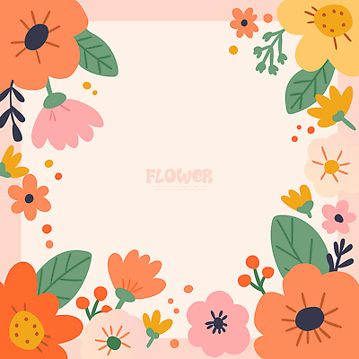 식물 디자인 꽃잎 꽃 감정 예술 컬러 백그라운드 잎 일러스트 자연 장식 정원 포장지 만들기 화사함 뷰티풀 생동감 파스텔톤 국내일러스트 AI파일 컨셉 포장 모션 생태계 파일형식 벡터