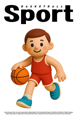 PSD 무료이미지 편집이미지 캐릭터 디자인 어린이 스포츠 공 모션 놀이 농구 캐주얼 운동 3D 희망 운동장 에너지 아기 즐거움 드리블 활기 애니메이션 편집3D 옷 감정 컨셉 스포츠시설 건강 사람 구기 공간 디지털합성 파일형식