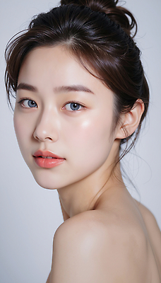 JPG 편집이미지 헤어스타일 여자 조명 표정 사람 카메라 촬영 매력적 피부 뷰티풀 의료성형뷰티 편집실사 AI인물포토 AI콘텐츠 컨셉 신체부위 전자제품 CG 파일형식 AI포토