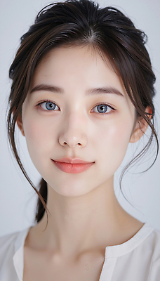 JPG 편집이미지 헤어스타일 여자 밝음 미소 뷰티 카메라 촬영 자신감 의료성형뷰티 편집실사 AI인물포토 AI콘텐츠 감정 표정 사람 전자제품 CG 파일형식 AI포토
