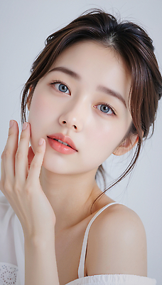 JPG 편집이미지 헤어스타일 여자 감정 얼굴 포즈 표정 미소 근접촬영 청춘 화장 뷰티풀 의료성형뷰티 편집실사 AI인물포토 AI콘텐츠 뷰포인트 컨셉 사람 신체부위 뷰티 CG 파일형식 AI포토