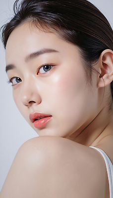 JPG 모델 편집이미지 패션 얼굴 포즈 조명 화장 뷰티 카메라 촬영 매력적 집중 뷰티풀 의료성형뷰티 스타일 편집실사 AI인물포토 AI콘텐츠 컨셉 신체부위 전자제품 CG 파일형식 AI포토