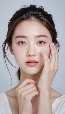 JPG 편집이미지 손 얼굴 스튜디오 조명 표정 미소 화장 뷰티 카메라 촬영 표현 의료성형뷰티 스타일 편집실사 AI인물포토 AI콘텐츠 신체부위 전자제품 CG 파일형식 AI포토