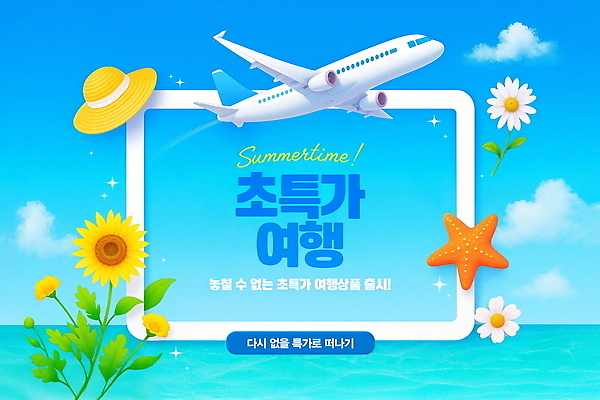 PSD 편집이미지 꽃 바다 여행 자연 방학 휴가 해바라기 비행기 해변 일상 여름 시간 계획 즐거움 설렘 이미지편집 식물 계절 감정 컨셉 항공교통 대중교통 라이프 생태계 파일형식