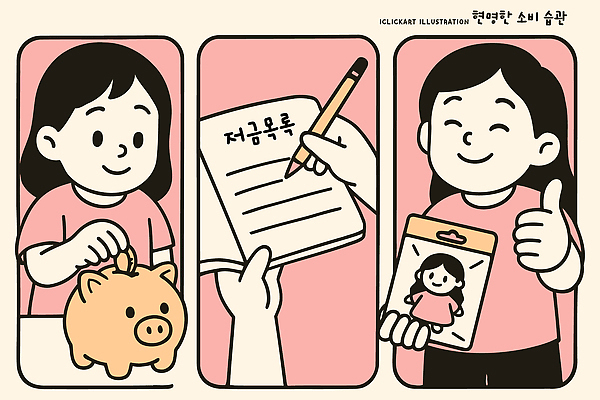 어린이 분홍색 일러스트 성공 금융 경제 학습 동전 기쁨 저축 저금통 체험 절약 목표 계획 소중 경제교육 국내일러스트 AI파일 교육 감정 컬러 컨셉 돈 사람 파일형식 벡터