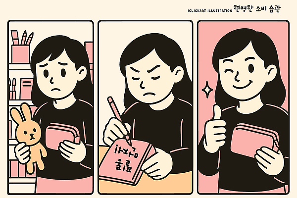 일러스트 성공 공책 기록 절약 변화 재산 목표 계획 고객 만족 고민 전략 단계 개선 방법 실행 국내일러스트 AI파일 감정 컨셉 문구용품 금융 파일형식 벡터