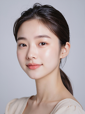 JPG 편집이미지 헤어스타일 여자 조명 표정 미소 카메라 편안함 피부 뷰티풀 청순 의료성형뷰티 편집실사 AI인물포토 AI콘텐츠 컨셉 사람 신체부위 전자제품 감각 CG 파일형식 AI포토