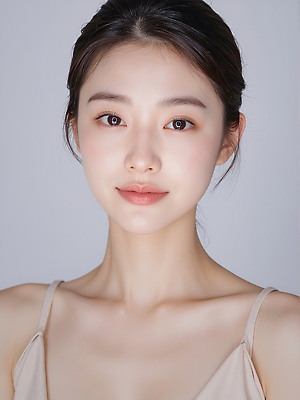 JPG 편집이미지 여자 조명 표정 미소 청춘 머리카락 카메라 촬영 피부 뷰티풀 청순 의료성형뷰티 강조 편집실사 AI인물포토 AI콘텐츠 컨셉 사람 신체부위 전자제품 머리 CG 파일형식 AI포토