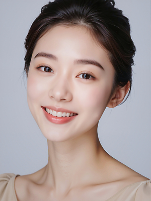 JPG 편집이미지 헤어스타일 여자 감정 조명 표정 미소 카메라 매력적 자신감 편안함 피부 뷰티풀 의료성형뷰티 편집실사 AI인물포토 AI콘텐츠 컨셉 사람 신체부위 전자제품 감각 CG 파일형식 AI포토
