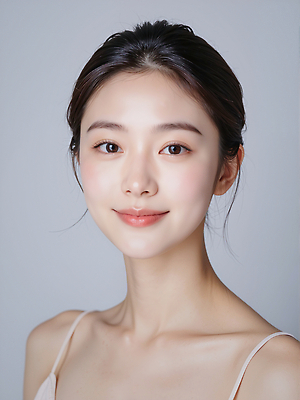 JPG 모델 편집이미지 여자 얼굴 백그라운드 조명 표정 미소 화장 평화 카메라 촬영 매력적 뷰티풀 청순 의료성형뷰티 편집실사 AI인물포토 AI콘텐츠 컨셉 사람 신체부위 전자제품 뷰티 CG 파일형식 AI포토