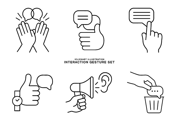 디자인 감정 일러스트 대화 손짓 소리 듣기 정보 표현 토론 소통 의사소통 이해 피드백 상호작용 국내일러스트 AI파일 컨셉 모션 말하기 파일형식 벡터