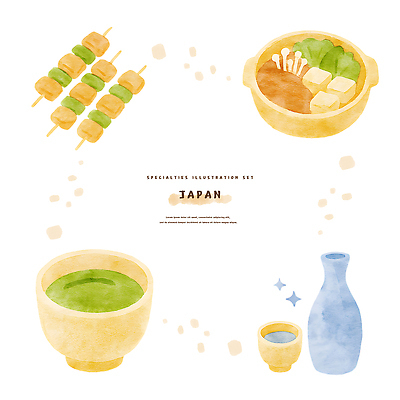 PSD 예술 일러스트 식재료 요리 미소 주방 일본 식사 초밥 전통음식 차 다도 간장 전골 꼬치구이 사케 색감 국내일러스트 전통 아시아 음료 음식 주류 표정 예절 양념 꼬치 구이 일본음식 파일형식