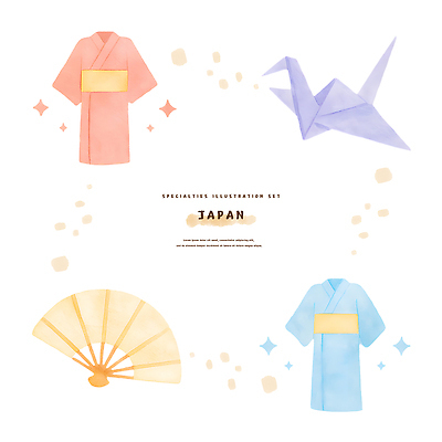 PSD 디자인 문화 예술 컬러 패턴 일본문화 일러스트 하늘 풍경 장식 일본 부채 전통의상 기모노 그림 종이학 뷰티풀 창의력 국내일러스트 유산 동양문화 전통 아시아 외국문화 무늬 임신 일본전통의상 종이접기 파일형식