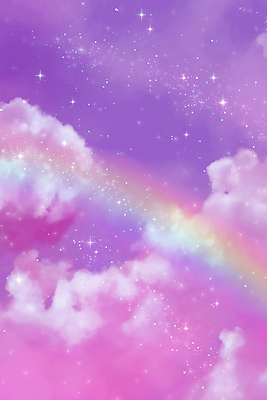 JPG 구름 편집이미지 분홍색 컬러 무지개 자연 하늘 풍경 빛 보라색 꿈 마법 파스텔 뷰티풀 이미지편집 AI컴퓨터그래픽 AI콘텐츠 자연요소 학용품 생태계 파일형식