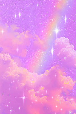 JPG 구름 편집이미지 별 분홍색 컬러 백그라운드 무지개 자연 하늘 풍경 빛 반짝임 보라색 공상 뷰티풀 이미지편집 AI컴퓨터그래픽 AI콘텐츠 자연요소 모션 생태계 파일형식