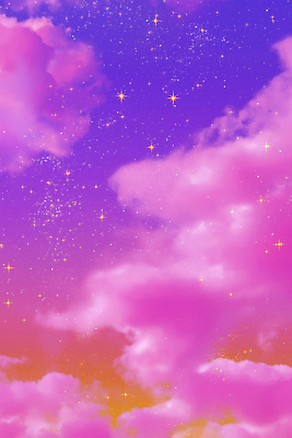 JPG 구름 편집이미지 별 분홍색 자연 하늘 풍경 평화 보라색 주황색 황혼 일몰 꿈 저녁 뷰티풀 이미지편집 AI컴퓨터그래픽 AI콘텐츠 자연요소 컬러 컨셉 노을 야간 생태계 파일형식