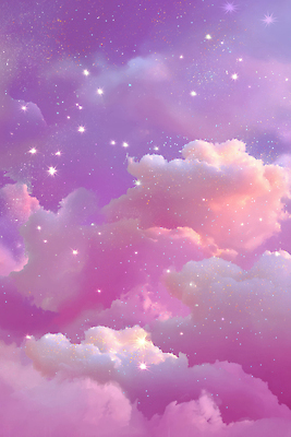 JPG 구름 편집이미지 별 분홍색 컬러 자연 하늘 풍경 빛 반짝임 평화 보라색 뷰티풀 몽환 이미지편집 AI컴퓨터그래픽 AI콘텐츠 자연요소 컨셉 모션 생태계 파일형식