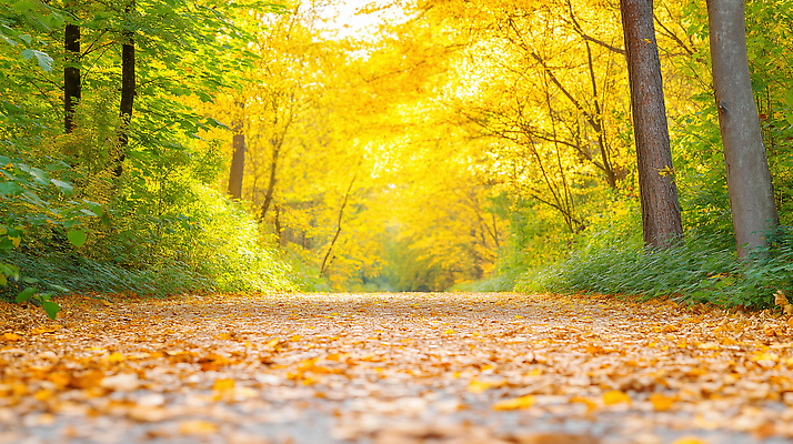 JPG 나무 편집이미지 계절 길 여유 단풍 자연 풍경 여름 햇빛 평화 고요 산책 산책로 금색 가을 숲 뷰티풀 편집실사 AI포토 AI콘텐츠 식물 감정 컬러 컨셉 잎 휴식 태양 CG 생태계 파일형식