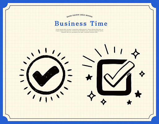 디자인 상징 일러스트 비즈니스 성공 아이디어 그래픽 매력적 에너지 작업 심볼 체크표시 모던 수공예 긍정적 스타일 국내일러스트 AI파일 감정 컨셉 공예 확인 파일형식 벡터