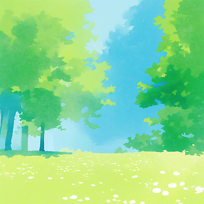 JPG 나무 식물 공원 백그라운드 일러스트 자연 하늘 풍경 잔디 초원 취미 일상 초록색 여름 햇빛 평화 맑음 소리 산책 힐링 청록색 국내일러스트 AI일러스트 AI콘텐츠 계절 공공시설 컬러 컨셉 날씨 휴식 라이프 태양 생태계 파일형식
