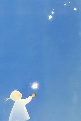 JPG 손 별 어린이 일러스트 모션 자연 하늘 웃음 파란색 반짝임 희망 꿈 매력적 자유 성장 표현 신비 순수 뷰티풀 상상력 국내일러스트 AI일러스트 AI콘텐츠 자연요소 감정 컬러 컨셉 표정 사람 신체부위 생태계 파일형식