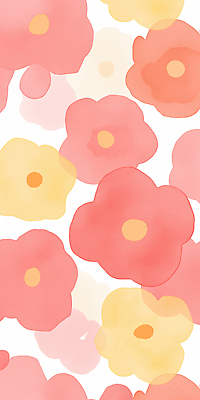 JPG 디자인 계절 꽃 문화 예술 분홍색 백그라운드 패턴 일러스트 자연 수채화 장식 노란색 부드러움 화사함 감성 조화 뷰티풀 색감 국내일러스트 AI일러스트 AI콘텐츠 식물 컬러 컨셉 무늬 감각 생태계 파일형식