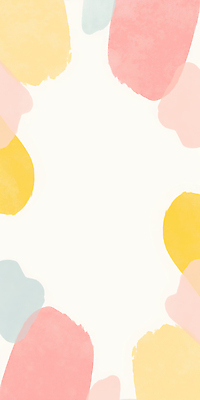 JPG 디자인 감정 예술 분홍색 컬러 백그라운드 패턴 일러스트 추상 노란색 물감 다양 원형 시원함 심플 부드러움 조화 색감 국내일러스트 AI일러스트 AI콘텐츠 도형 다수 무늬 미술도구 감각 파일형식