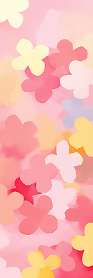 JPG 디자인 꽃잎 꽃 컬러 백그라운드 일러스트 자연 추상 따뜻함 봄 그림 부드러움 화사함 조화 뷰티풀 색감 소프트 국내일러스트 AI일러스트 AI콘텐츠 식물 계절 컨셉 무늬 감각 생태계 파일형식