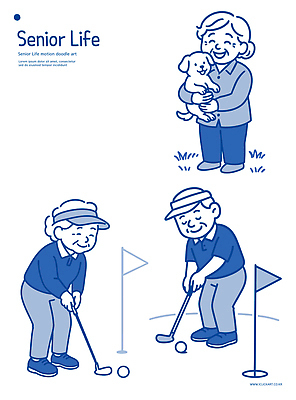 전통 노년 행복 반려견 스포츠 골프 일러스트 모션 자연 골프공 건강 취미 야외 일상 친구 운동 골프채 즐거움 기분전환 관람 국내일러스트 AI파일 감정 공 관계 골프용품 성인 라이프 반려동물 구기 개 생태계 파일형식 벡터