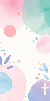 JPG 모양 디자인 감정 예술 컬러 백그라운드 잎 일러스트 자연 수채화 원형 그림 부드러움 파스텔 조화 색감 국내일러스트 AI일러스트 AI콘텐츠 도형 식물 학용품 감각 생태계 파일형식