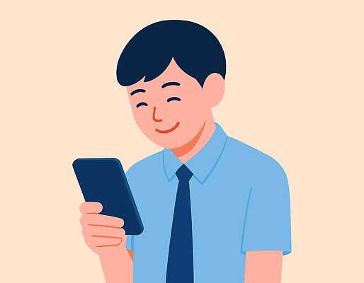 손 남자 행복 일러스트 회색배경 커뮤니케이션 기술 표정 미소 일상 전자제품 스마트폰 핸드폰 디지털 편안함 즐거움 모던 소통 콘텐츠 국내일러스트 AI파일 감정 백그라운드 컨셉 사람 라이프 신체부위 스마트기기 회색 감각 파일형식 벡터