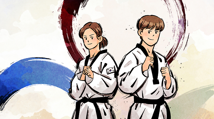 PSD 전통 여자 남자 문화 스포츠 포즈 신체 일러스트 한국 기술 도복 경기 무도 예절 그룹 연습 태권도 자랑 국내일러스트 옷 아시아 사람 격투기 파일형식