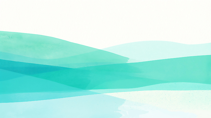 JPG 여유 물결 컬러 일러스트 자연 하늘 수채화 풍경 일상 고요 수면 시원함 심플 부드러움 조화 뷰티풀 Tranquility 차분 국내일러스트 AI일러스트 AI콘텐츠 감정 컨셉 라이프 물 감각 생태계 파일형식