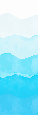 JPG 물결 예술 바다 컬러 일러스트 자연 하늘 수채화 풍경 파란색 평화 감상 표현 작품 뷰티풀 색채 창작 국내일러스트 AI일러스트 AI콘텐츠 컨셉 미술 생태계 파일형식