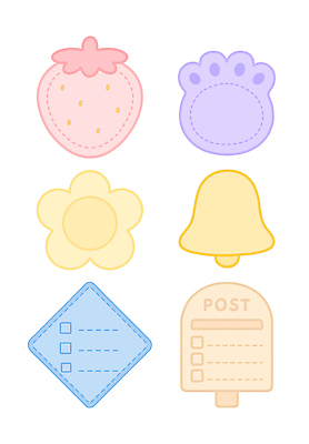 모양 디자인 꽃 컬러 스티커 패턴 일러스트 딸기 그래픽 장식 귀여움 디지털 종 배열 색감 설치 소프트웨어 창의성 아기자기 국내일러스트 AI파일 식물 컨셉 무늬 과일 파일형식 벡터