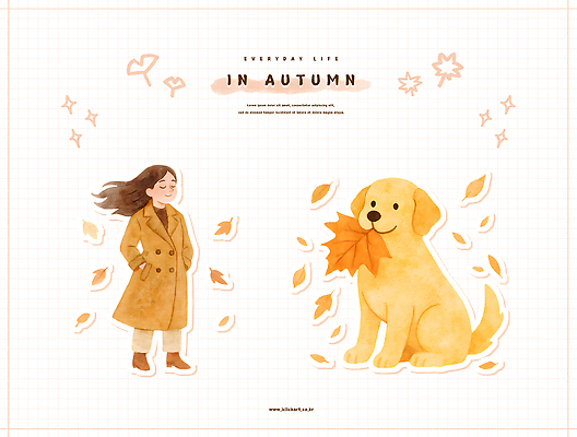 PSD 동물 라이프스타일 행복 반려견 단풍 일러스트 자연 놀이 나뭇잎 따뜻함 사랑 웃음 풍경 소녀 친구 노란색 코트 가을 강아지 소통 순간 국내일러스트 계절 여자 감정 어린이 컬러 컨셉 잎 관계 표정 생활 반려동물 외투 개 생태계 파일형식